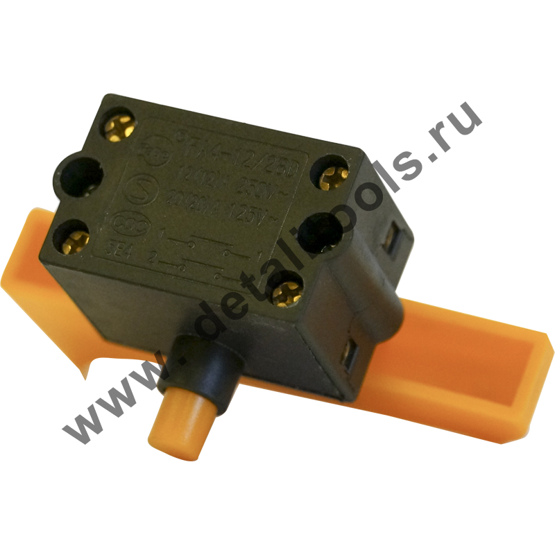 Выключатель SW-K01 (157) с фиксатором и регулировкой оборотов 4A, 250V для электроинструмента